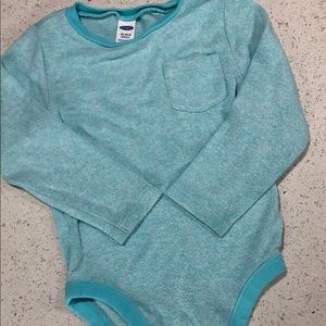 Sweater pocket onesie